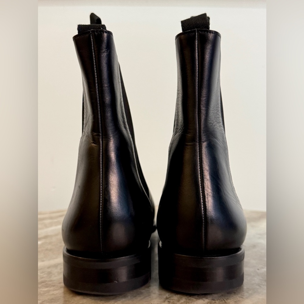 CARMINA BLACK LEATHER CHELSEA BOOT 80186 INCA UK 9 / US 10 Goodyear Spain $700 - Picture 9 of 13